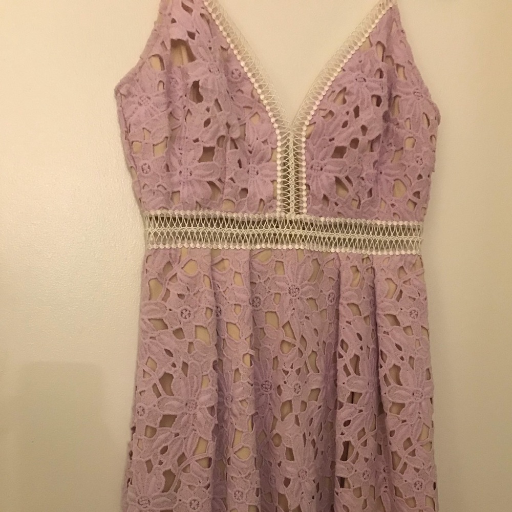 Aqua Lace Cami Midi Dress